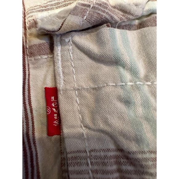 Y2K Levi’s Plaid Cargo Shorts – Men’s Waist 34 - Picture 5 of 9